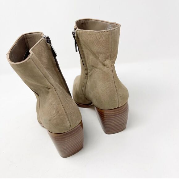 Enzo Angiolini Pointed Toe Leather Ankle Booties Mabbin 7.5 - Picture 7 of 8